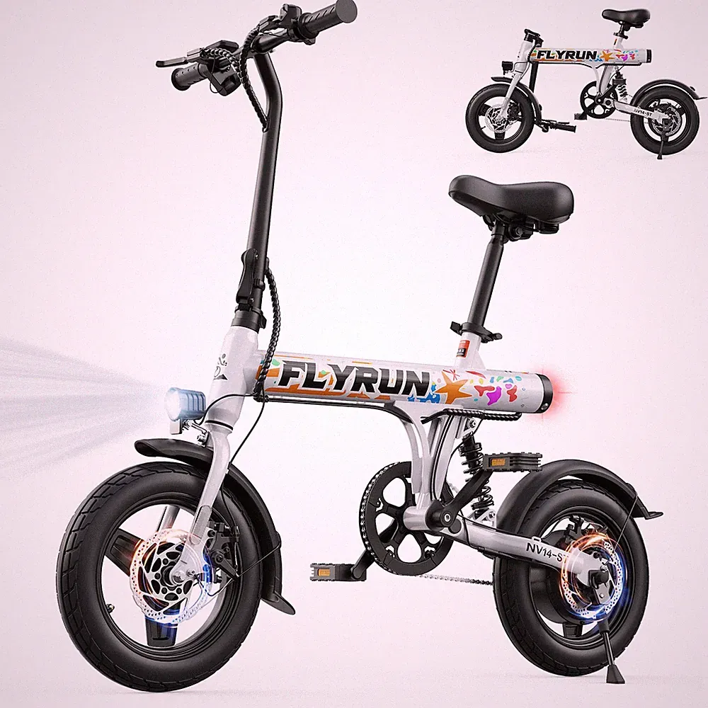 14"Folding EBike Peak 500W 36V Electric Bicycle Commuter City E Bike for Adults