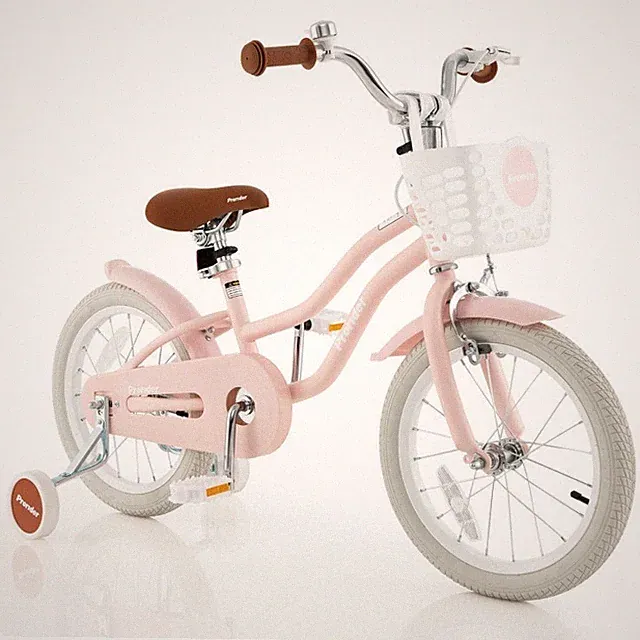 16" Kids Balance Bike Training Wheels Bike Adjustable Gift Toddler With Basket