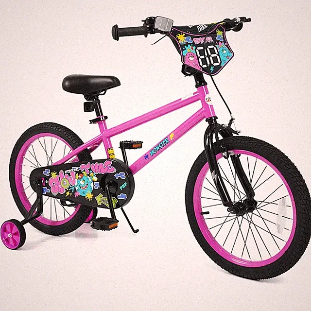 18 Inch Kids Bike for Ages 3-8 Years Old, Toddler Bicycle w/ Training Wheels
