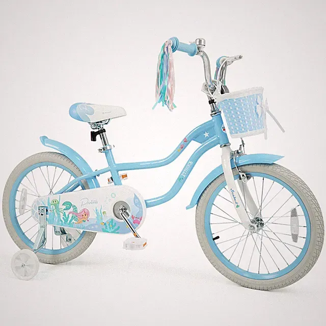 18" Kids Bike Toddler Bicycle w/Training Wheels Hand & Coaster Brakes Handlebar