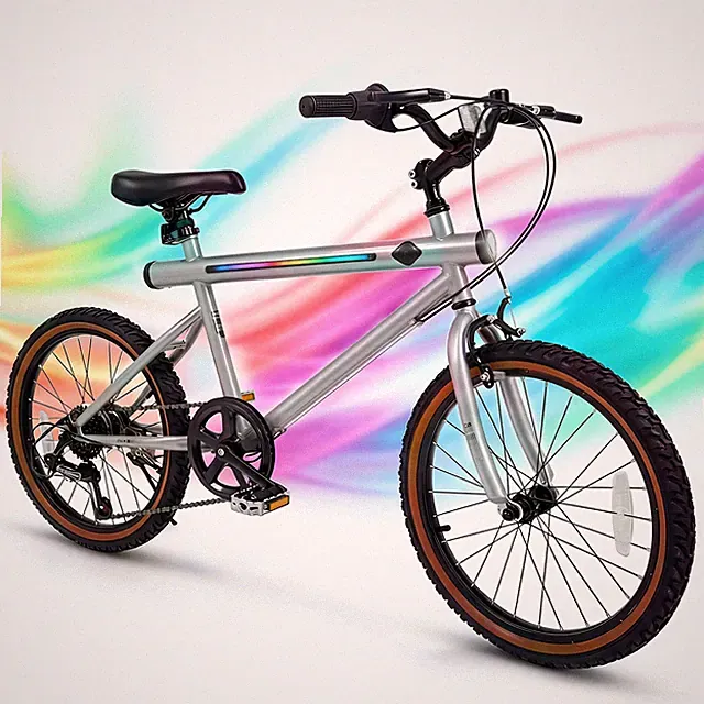 20 Inch LED-lit Cycling Bike w/2 Speakers, Ambient Lights, Wireless Connection