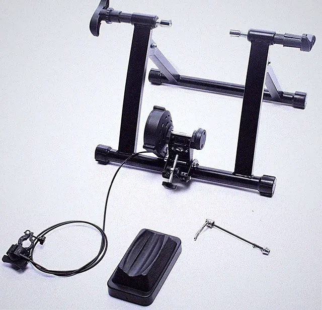 Bike Trainer Stand Steel Bicycle Exercise Magnetic Stand with Front