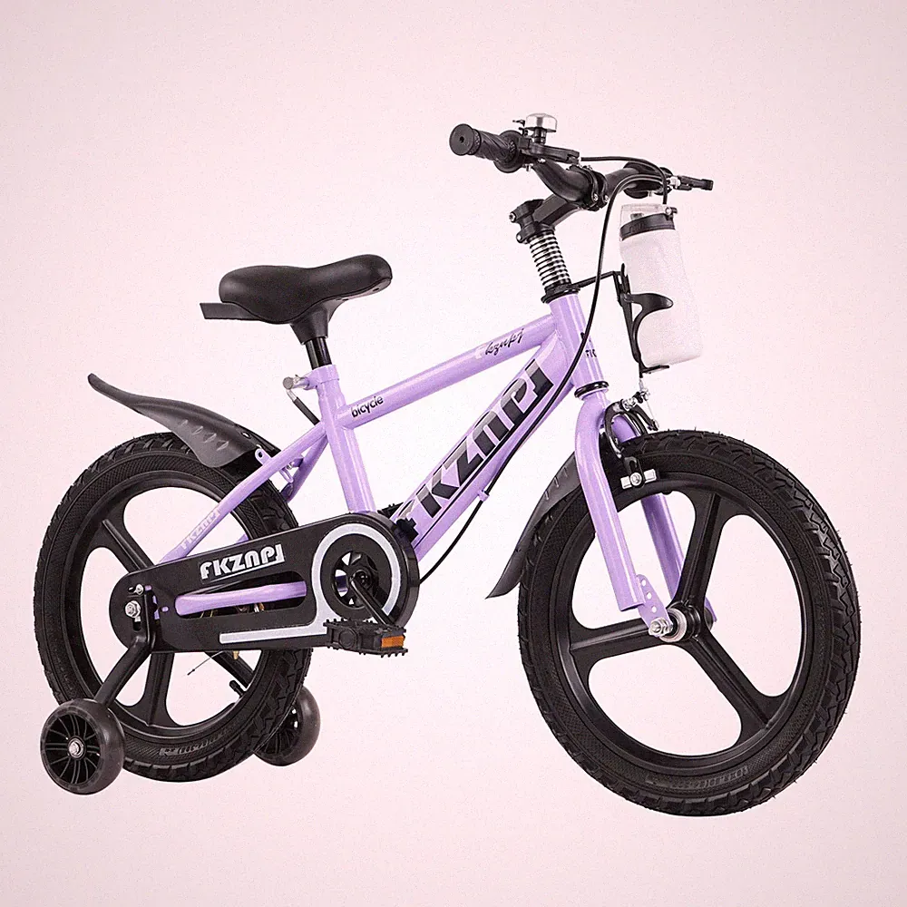 Kids Bike 16Inch High Carbon Steel Frame Training Wheels Adjustable Seat NEW