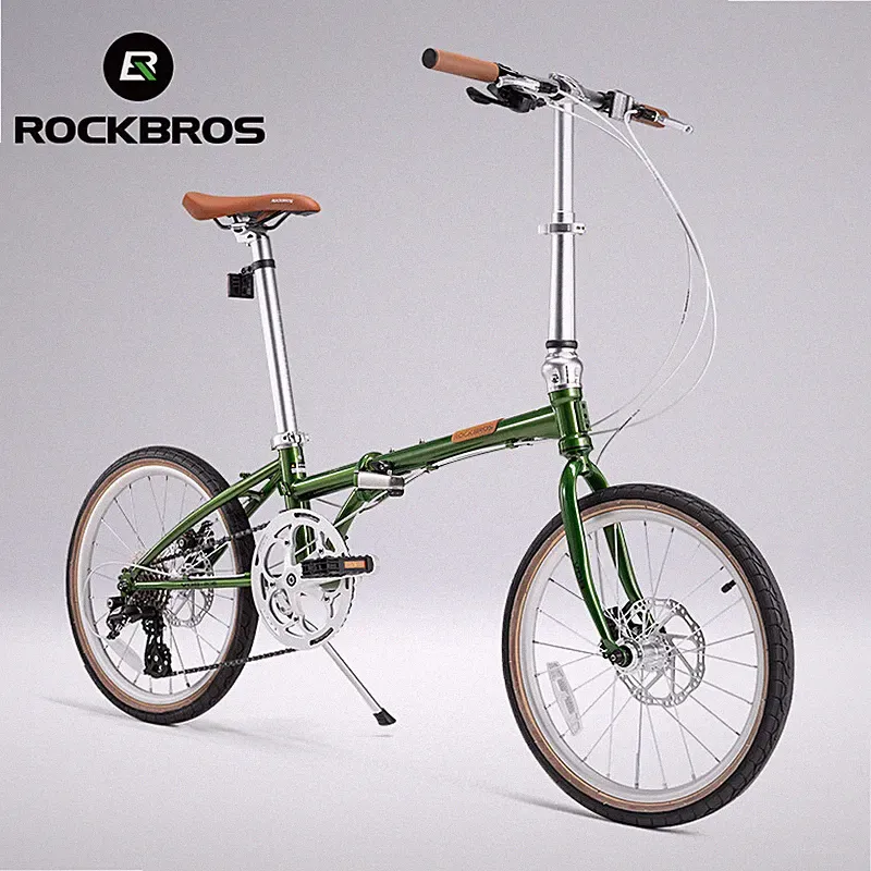 ROCKBROS VDS 20" Folding City Bike Shimano 8 Speed for Teens Adults Disc Brakes